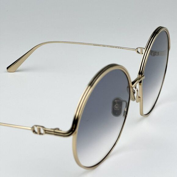 NEW Dior EVERDIOR R1U C0A2 Gold Gradient Grey Unisex Metal Round Sunglasses - Picture 10 of 11